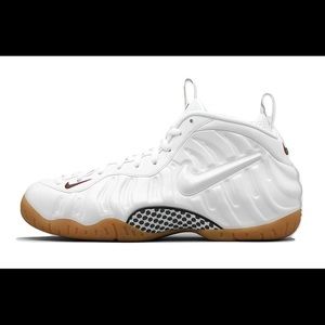 White Gucci X Nike Foamposite